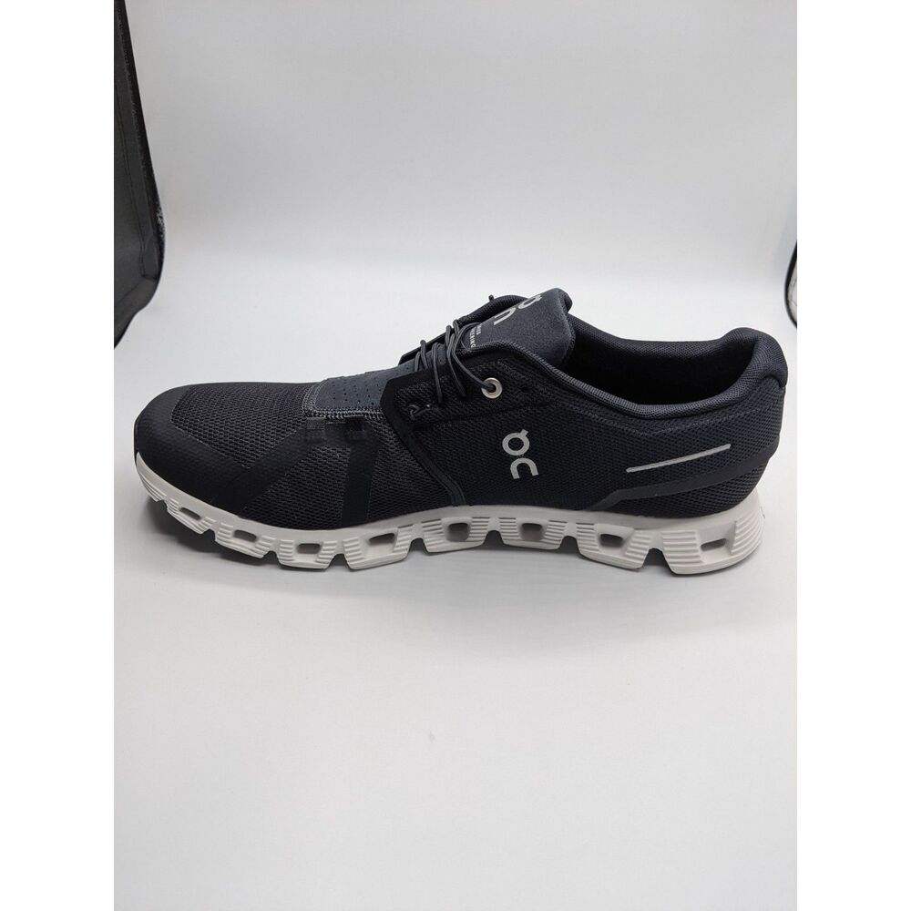 On Men's Cloud 5 Sneakers, Black/White, 11.5 Medium US - Picture 3 of 9
